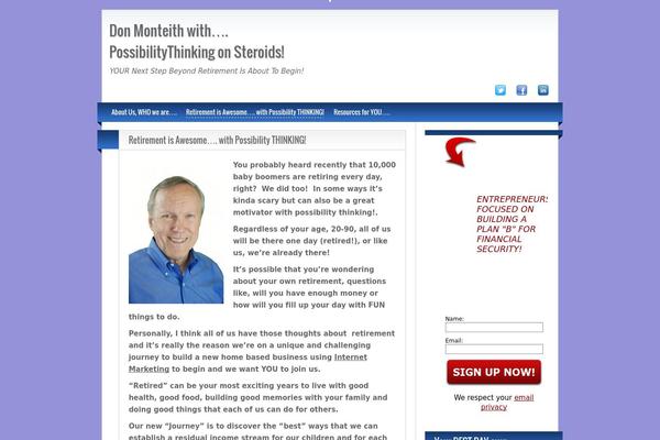 BlogoLife theme site design template sample