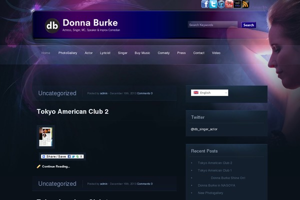 donnaburke.com site used Ambience