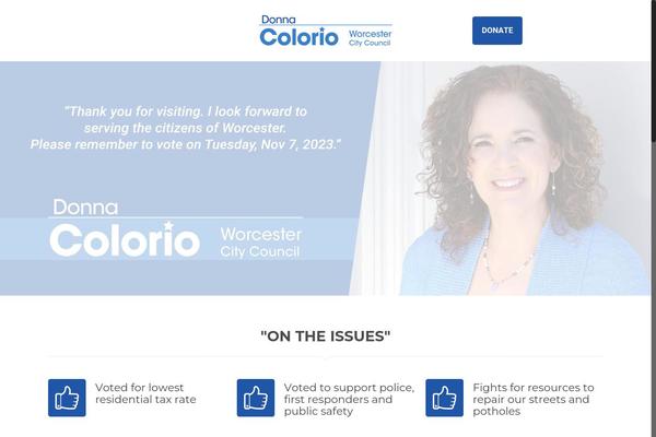 donnacolorio.com site used Donna