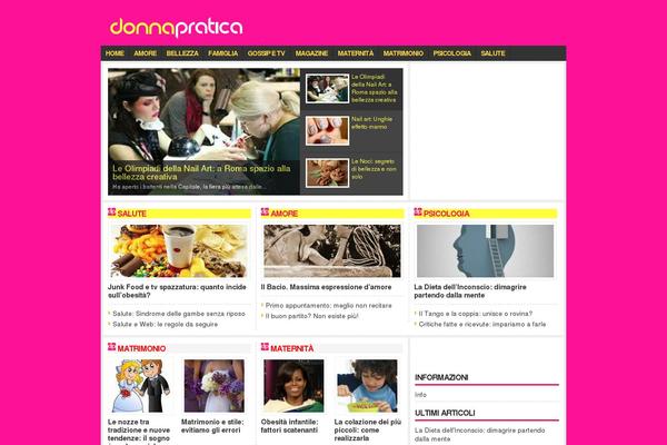 Fashion theme site design template sample