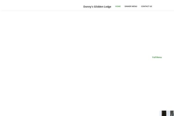 donnysgliddenlodge.com site used Gloriafood-restaurant