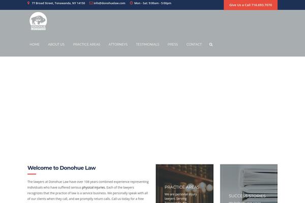 donohuelaw.com site used Lawpress