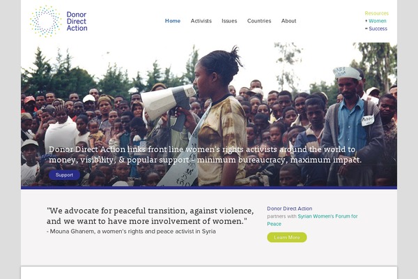 donordirectaction.org site used Donordirectaction-bb-child