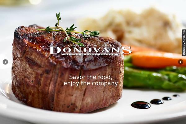 Donovan theme site design template sample