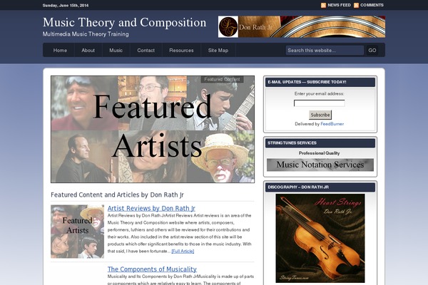 Streamline theme site design template sample