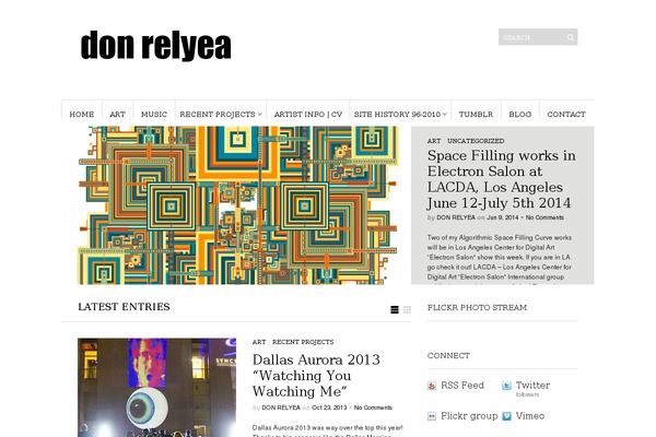 Site using Responsive Flickr Gallery plugin