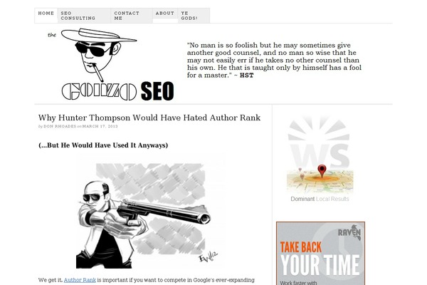 Thesis 1.8 theme site design template sample