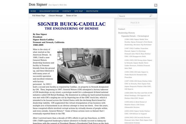 WhiteHouse theme site design template sample