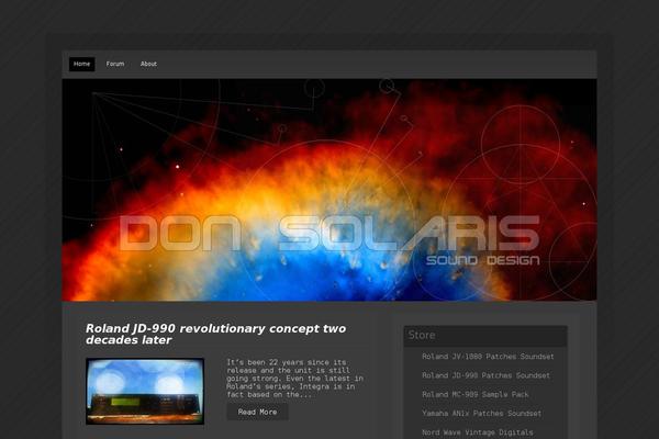 Destro theme site design template sample