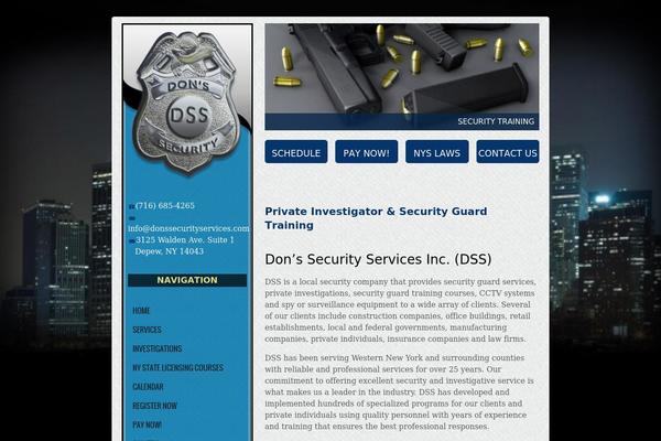Bones theme site design template sample