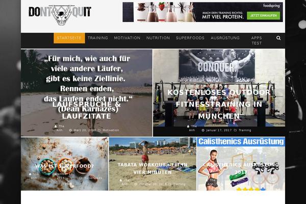 Valenti theme site design template sample