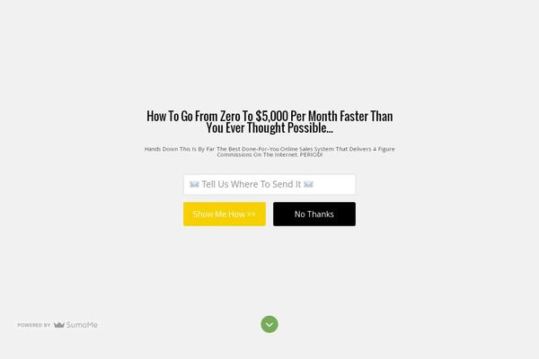 dontclickon.me site used Gauge