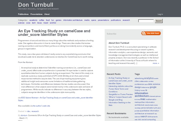 Carrington Blog theme site design template sample