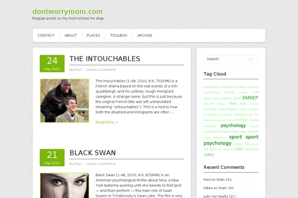 Contango theme site design template sample