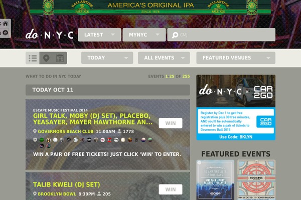 Replay website example screenshot