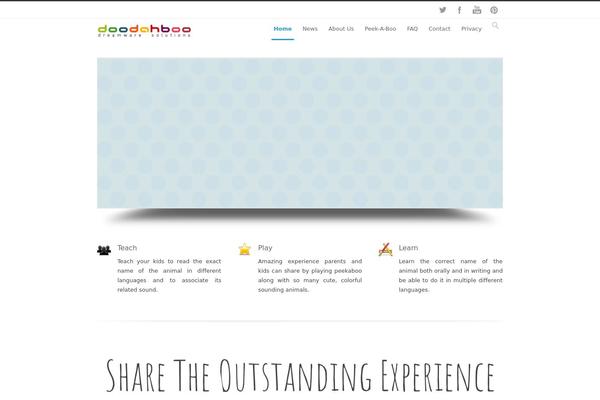 Innov8tive Child theme site design template sample