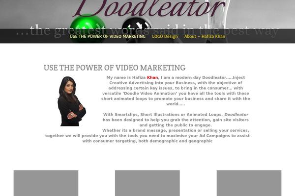 Parallax theme site design template sample