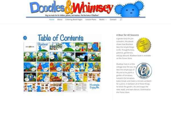 Divi theme site design template sample