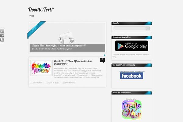 doodletext.com site used Amphion Lite