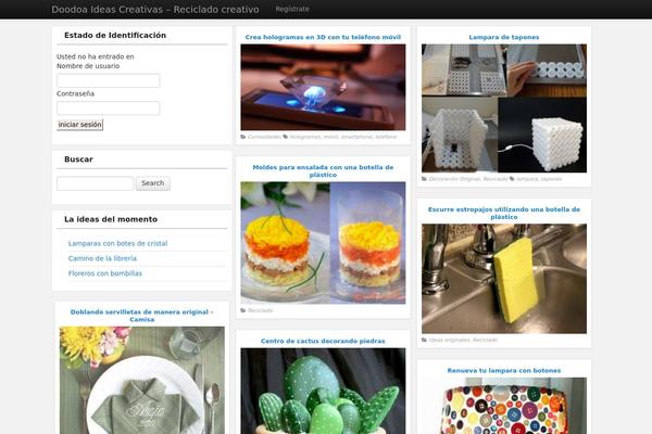 PR News theme site design template sample