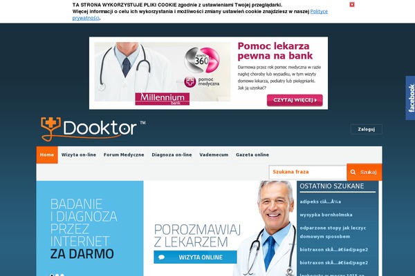 dooktor.pl site used Magazine 7