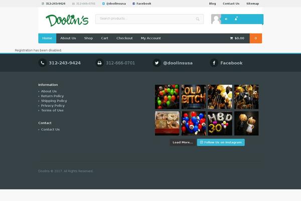 Superstore Child theme site design template sample