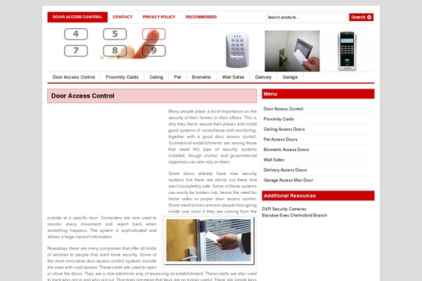 dooraccess.com site used Gazette