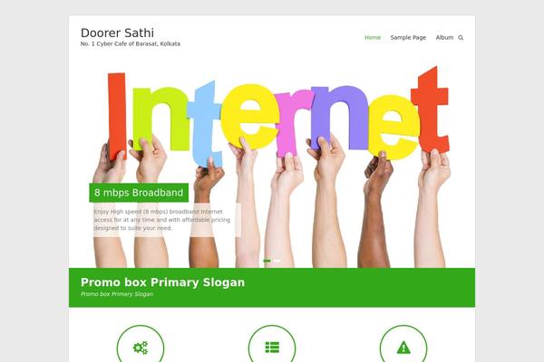 Esteem theme site design template sample