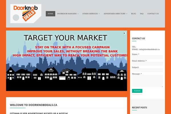 Ace theme site design template sample
