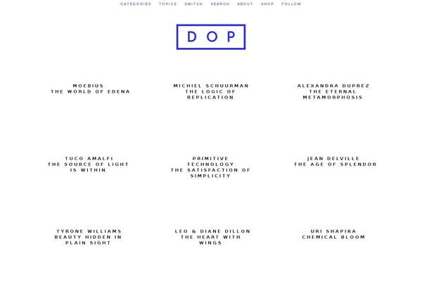 doorofperception.com site used Dop