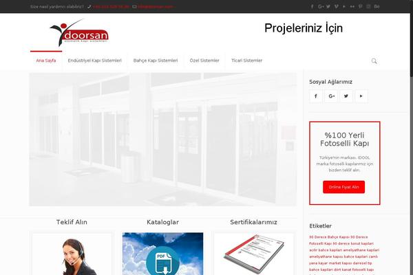 Adamas theme site design template sample