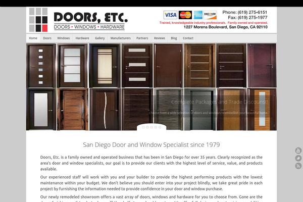Tempera theme site design template sample