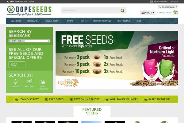 dope-seeds.com site used Dope-seeds