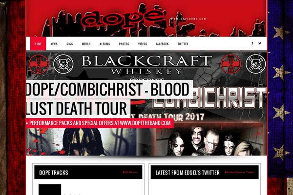 IronBand theme site design template sample