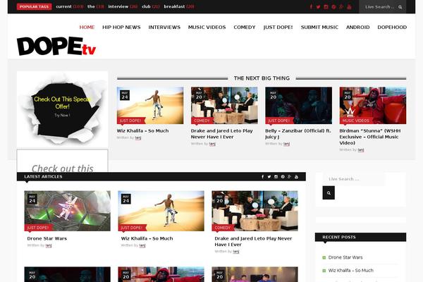 Site using Anthemes-reviews plugin
