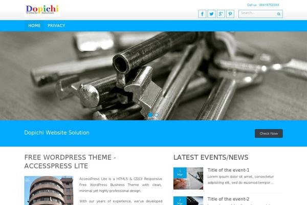AccessPress Lite theme site design template sample