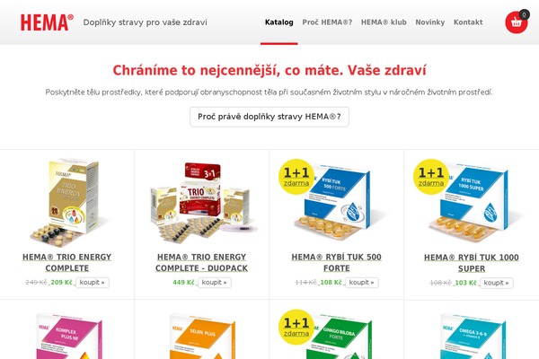doplnkystravyhema.cz site used Hema