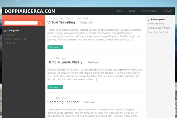 Alpha Forte theme site design template sample