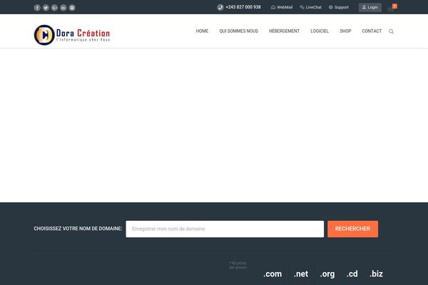 Arkahost theme site design template sample