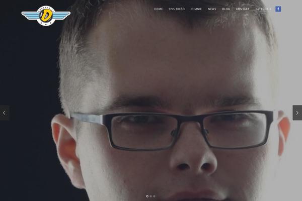 Story theme site design template sample