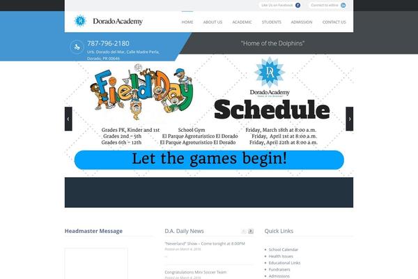 My College theme site design template sample