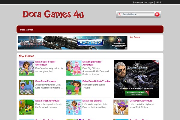 Durus theme site design template sample