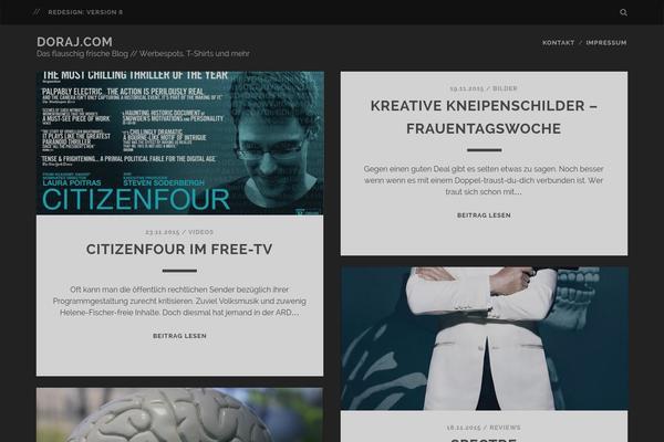 Tracks theme site design template sample