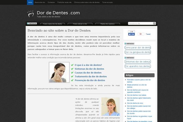 A theme site design template sample