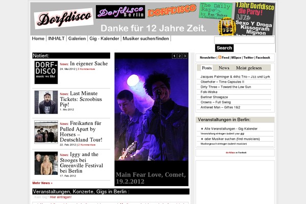 dorfdisco.de site used Dd