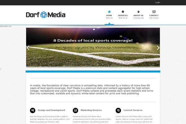 Pocket theme site design template sample