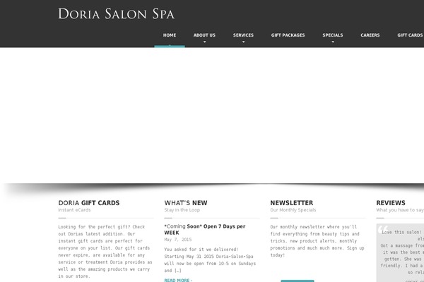 HairPress theme site design template sample