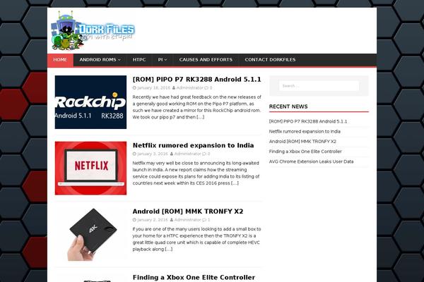 MH Magazine lite theme site design template sample