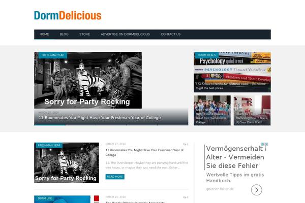 SmartMag theme site design template sample