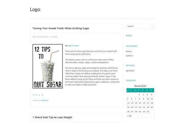 Prana theme site design template sample